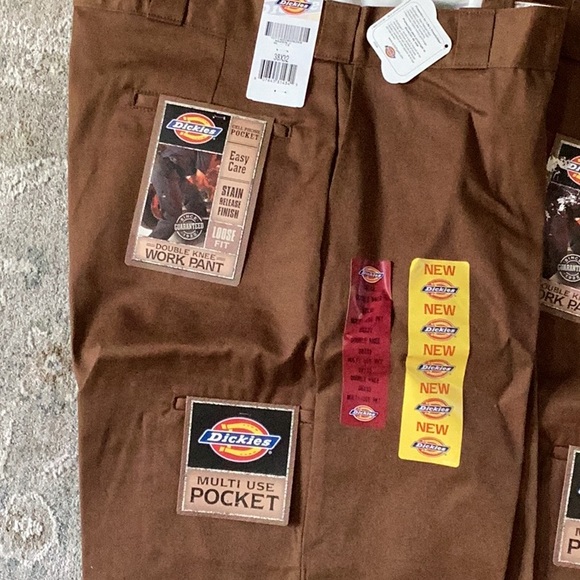 Dickies - Double Knee Work Pants, Loose Fit, New With Tags - Quantity Two, 38x32 - Picture 7 of 16